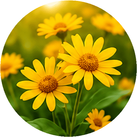 Gelbe Arnikablüten